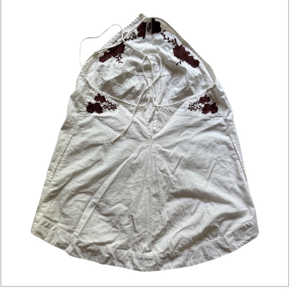 Free People White and Brown Mini Dress - Picture 4 of 7